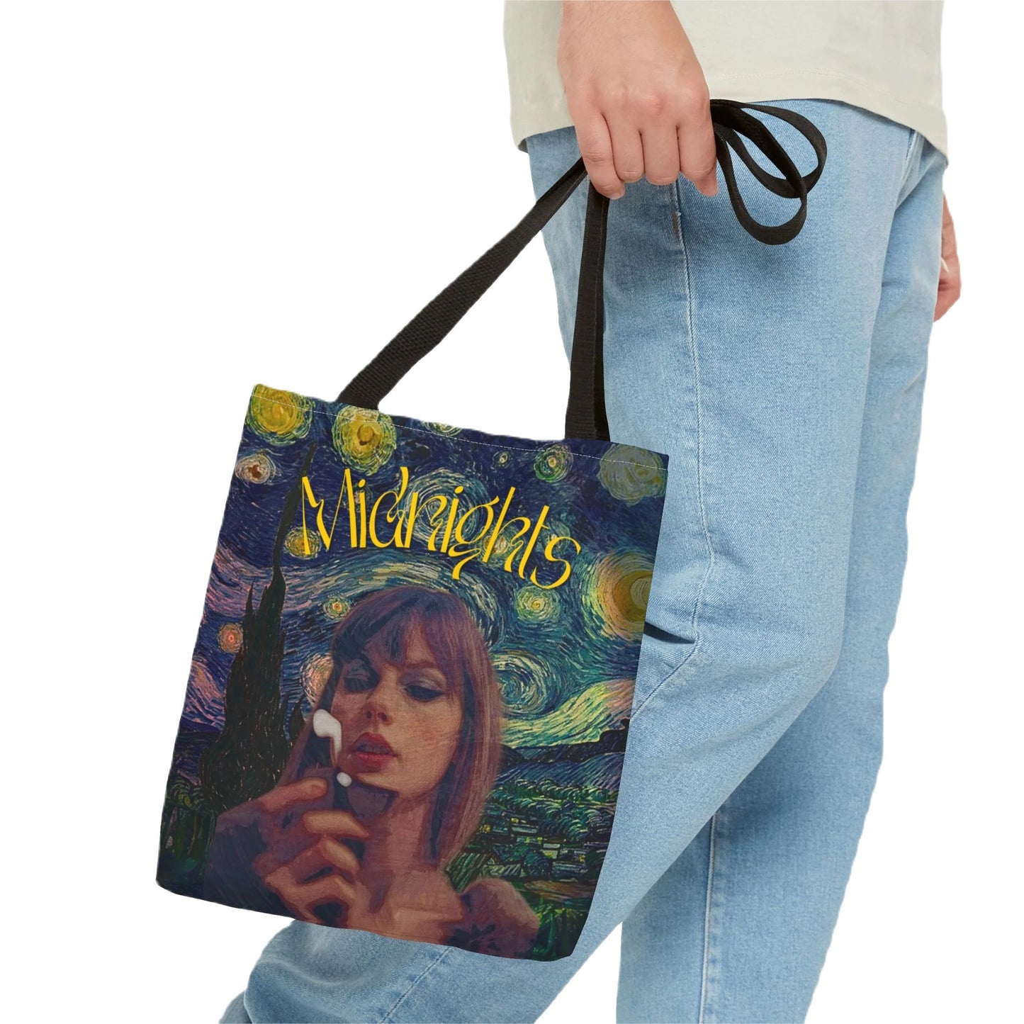 TS Midnights MEETS Van Gogh Tote Bag