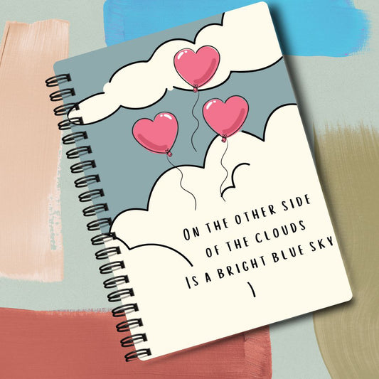 cute clouds notebook